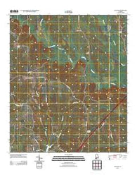 Lyeffion Alabama Historical topographic map, 1:24000 scale, 7.5 X 7.5 Minute, Year 2011