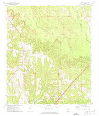 Lyeffion Alabama Historical topographic map, 1:24000 scale, 7.5 X 7.5 Minute, Year 1971