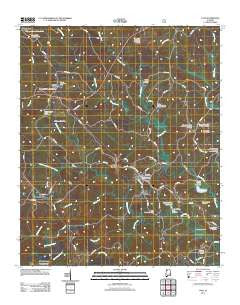 Lynn Alabama Historical topographic map, 1:24000 scale, 7.5 X 7.5 Minute, Year 2011