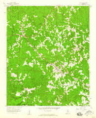 Lynn Alabama Historical topographic map, 1:24000 scale, 7.5 X 7.5 Minute, Year 1958
