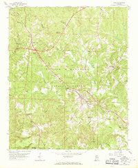 Lynn Alabama Historical topographic map, 1:24000 scale, 7.5 X 7.5 Minute, Year 1958