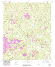 Lynn Alabama Historical topographic map, 1:24000 scale, 7.5 X 7.5 Minute, Year 1958