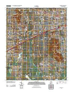 Madison Alabama Historical topographic map, 1:24000 scale, 7.5 X 7.5 Minute, Year 2011