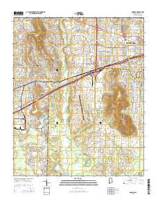 Madison Alabama Current topographic map, 1:24000 scale, 7.5 X 7.5 Minute, Year 2014
