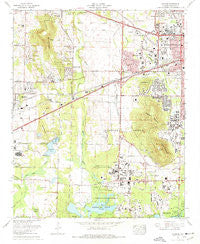 Madison Alabama Historical topographic map, 1:24000 scale, 7.5 X 7.5 Minute, Year 1975