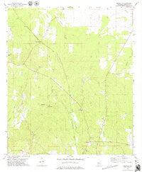 Magnolia Alabama Historical topographic map, 1:24000 scale, 7.5 X 7.5 Minute, Year 1978