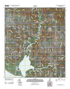 Magnolia Springs Alabama Historical topographic map, 1:24000 scale, 7.5 X 7.5 Minute, Year 2011