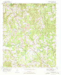 Manchester Alabama Historical topographic map, 1:24000 scale, 7.5 X 7.5 Minute, Year 1949
