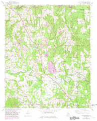Manchester Alabama Historical topographic map, 1:24000 scale, 7.5 X 7.5 Minute, Year 1949
