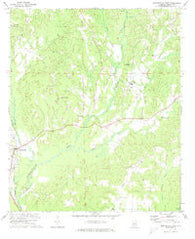 Maplesville East Alabama Historical topographic map, 1:24000 scale, 7.5 X 7.5 Minute, Year 1971