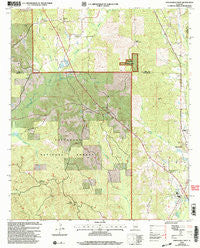 Maplesville West Alabama Historical topographic map, 1:24000 scale, 7.5 X 7.5 Minute, Year 2002