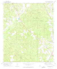 Maplesville West Alabama Historical topographic map, 1:24000 scale, 7.5 X 7.5 Minute, Year 1971