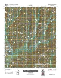 Maplesville East Alabama Historical topographic map, 1:24000 scale, 7.5 X 7.5 Minute, Year 2011