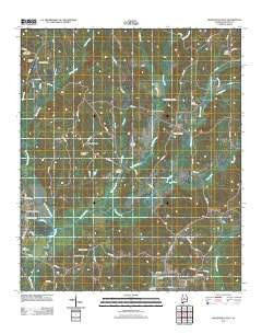Maplesville East Alabama Historical topographic map, 1:24000 scale, 7.5 X 7.5 Minute, Year 2011