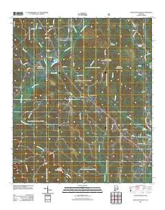 Maplesville West Alabama Historical topographic map, 1:24000 scale, 7.5 X 7.5 Minute, Year 2011