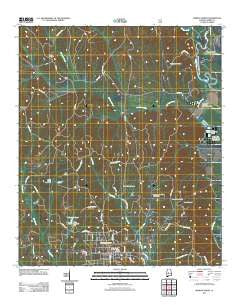 Marion North Alabama Historical topographic map, 1:24000 scale, 7.5 X 7.5 Minute, Year 2011