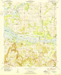 Mason Ridge Alabama Historical topographic map, 1:24000 scale, 7.5 X 7.5 Minute, Year 1951