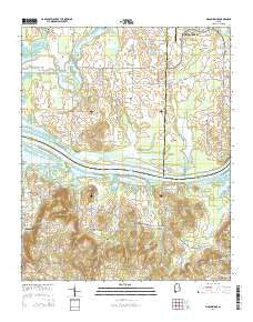 Mason Ridge Alabama Current topographic map, 1:24000 scale, 7.5 X 7.5 Minute, Year 2014