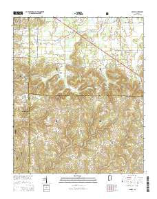 Massey Alabama Current topographic map, 1:24000 scale, 7.5 X 7.5 Minute, Year 2014