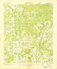 Masterson Alabama Historical topographic map, 1:24000 scale, 7.5 X 7.5 Minute, Year 1936