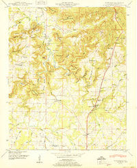 Masterson Alabama Historical topographic map, 1:24000 scale, 7.5 X 7.5 Minute, Year 1951