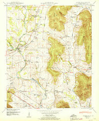 Maysville Alabama Historical topographic map, 1:24000 scale, 7.5 X 7.5 Minute, Year 1951