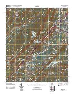 McCalla Alabama Historical topographic map, 1:24000 scale, 7.5 X 7.5 Minute, Year 2011