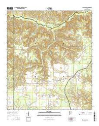 McCullough Alabama Current topographic map, 1:24000 scale, 7.5 X 7.5 Minute, Year 2014