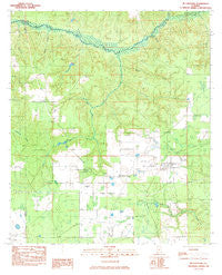 McCullough Alabama Historical topographic map, 1:24000 scale, 7.5 X 7.5 Minute, Year 1983