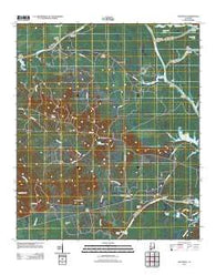 McDowell Alabama Historical topographic map, 1:24000 scale, 7.5 X 7.5 Minute, Year 2011