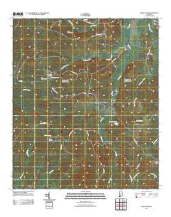 McWilliams Alabama Historical topographic map, 1:24000 scale, 7.5 X 7.5 Minute, Year 2011