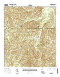 McWilliams Alabama Current topographic map, 1:24000 scale, 7.5 X 7.5 Minute, Year 2014