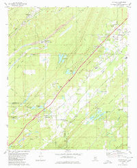 Mc Calla Alabama Historical topographic map, 1:24000 scale, 7.5 X 7.5 Minute, Year 1980