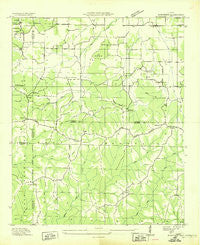 Mc Kendry Alabama Historical topographic map, 1:24000 scale, 7.5 X 7.5 Minute, Year 1936