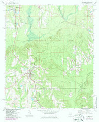 Mc Kenzie Alabama Historical topographic map, 1:24000 scale, 7.5 X 7.5 Minute, Year 1971