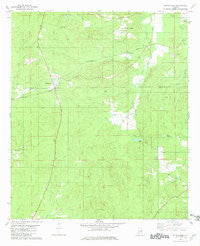 Mc Williams Alabama Historical topographic map, 1:24000 scale, 7.5 X 7.5 Minute, Year 1981