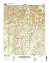Melton Alabama Current topographic map, 1:24000 scale, 7.5 X 7.5 Minute, Year 2014