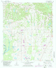 Melton Alabama Historical topographic map, 1:24000 scale, 7.5 X 7.5 Minute, Year 1980