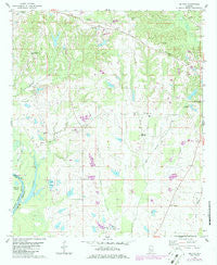 Melton Alabama Historical topographic map, 1:24000 scale, 7.5 X 7.5 Minute, Year 1980