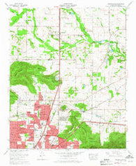 Meridianville Alabama Historical topographic map, 1:24000 scale, 7.5 X 7.5 Minute, Year 1964