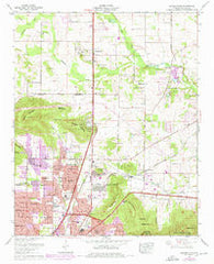 Meridianville Alabama Historical topographic map, 1:24000 scale, 7.5 X 7.5 Minute, Year 1964