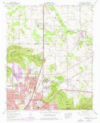 Meridianville Alabama Historical topographic map, 1:24000 scale, 7.5 X 7.5 Minute, Year 1964