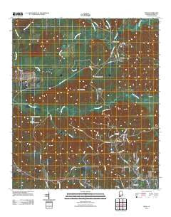 Mexia Alabama Historical topographic map, 1:24000 scale, 7.5 X 7.5 Minute, Year 2011