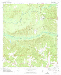 Mexia Alabama Historical topographic map, 1:24000 scale, 7.5 X 7.5 Minute, Year 1972