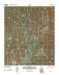 Midway Alabama Historical topographic map, 1:24000 scale, 7.5 X 7.5 Minute, Year 2011