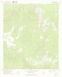 Miller Alabama Historical topographic map, 1:24000 scale, 7.5 X 7.5 Minute, Year 1978