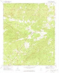 Millerville Alabama Historical topographic map, 1:24000 scale, 7.5 X 7.5 Minute, Year 1969