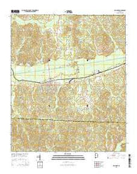 Millport Alabama Current topographic map, 1:24000 scale, 7.5 X 7.5 Minute, Year 2014