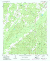 Millport NW Alabama Historical topographic map, 1:24000 scale, 7.5 X 7.5 Minute, Year 1967