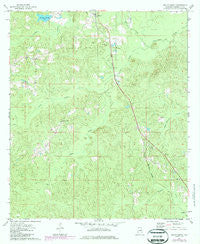 Millry South Alabama Historical topographic map, 1:24000 scale, 7.5 X 7.5 Minute, Year 1974